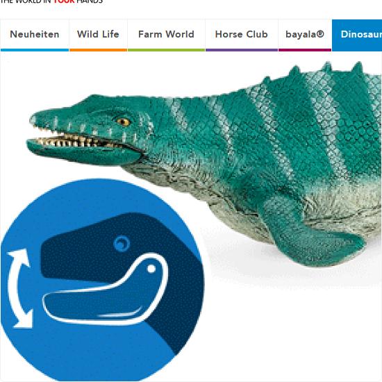 Actual product image Schleich Mosasaurus