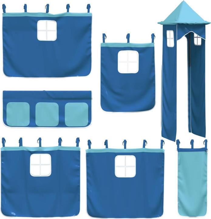 Actual product image VidaXL Children's loft bed with tower (80 x 200 cm)
