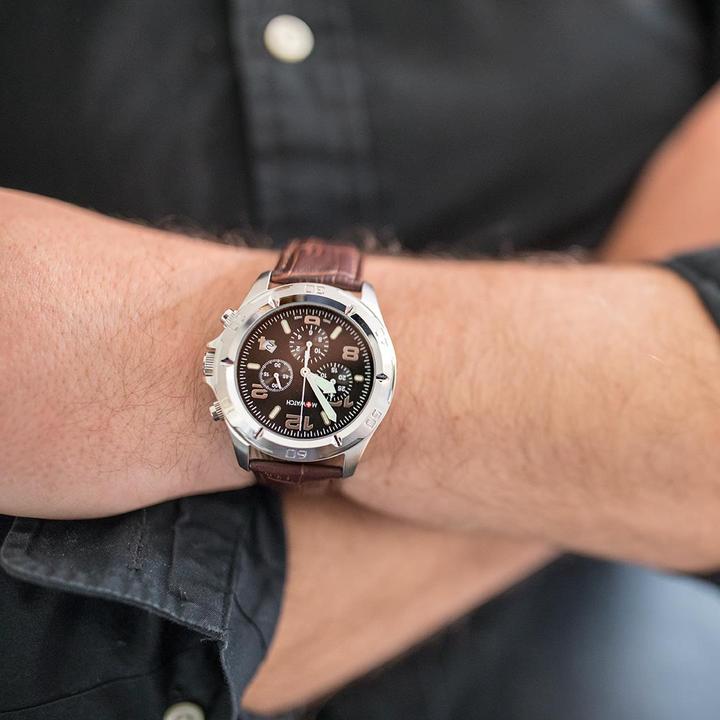 Produktbild M Watch Mondaine Drive - WBD.16420.LG (Chronograph, Swiss Made, 42 mm)
