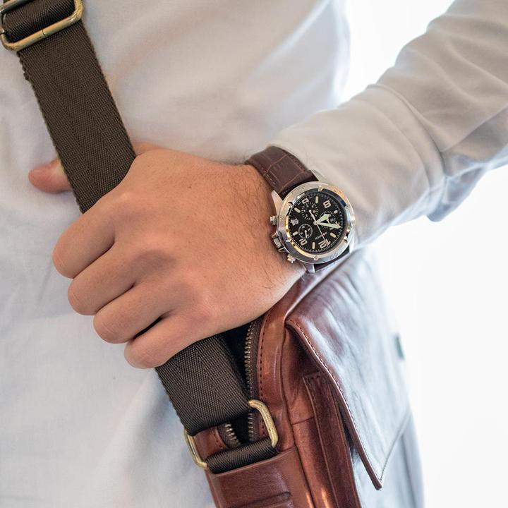 Produktbild M Watch Mondaine Drive - WBD.16420.LG (Chronograph, Swiss Made, 42 mm)