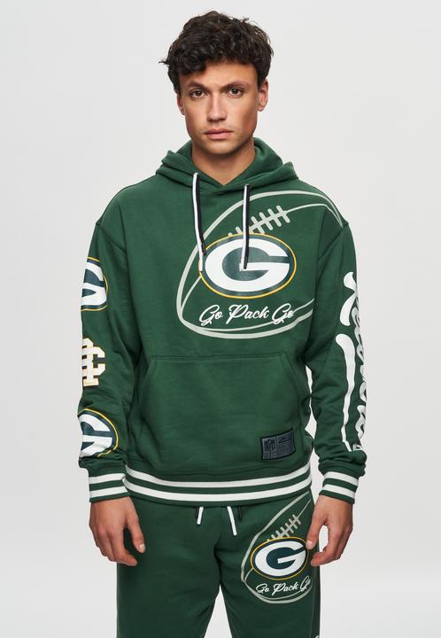 Actual product image Recovered Re:covered Fleece Hoody - PATCHES Green Bay Packers (XXL)