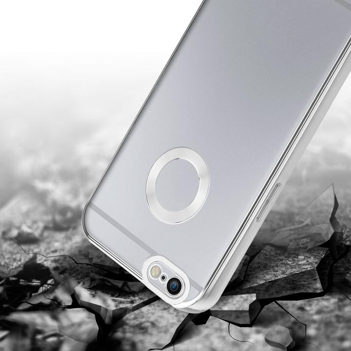 Produktbild Cadorabo TPU Hülle Chrome mit Kameraschutz für Apple iPhone 6 / 6S (Apple iPhone 6)
