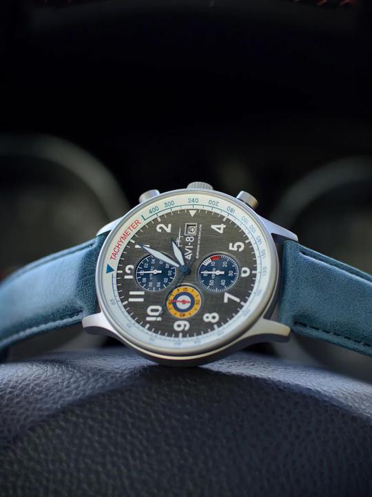 Actual product image AVI-8 AV-4011-0F Hawker Hurricane Classic (Chronograph, 43 mm)