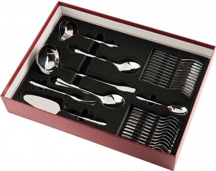 Produktbild Gerlach G01-0049P-ZEST-68PU-S1S1-01 Muza Besteckset 68-teilig in Holzbox, 18/8 Stainless Steel (68 Stück, Besteck Set)