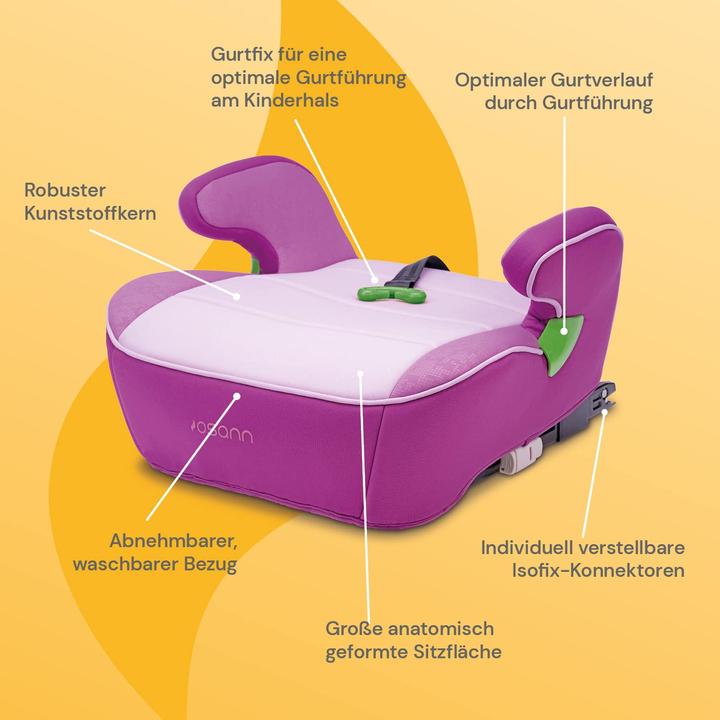 Produktbild Osann Junior Isofix Gurtfix (Kindersitzerhöhung, ECE R129/i-Size Norm)