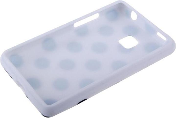 Actual product image König Design Protective cover TPU dots Case for mobile LG Optimus L3 II / E430 (Optimus L3)