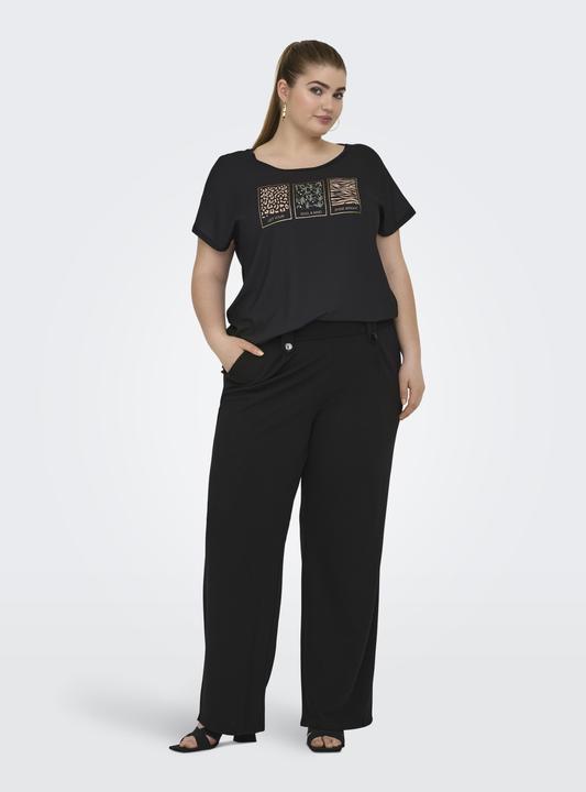 Actual product image Only Regular fit Curve trousers Trousers with wide leg cut (L)