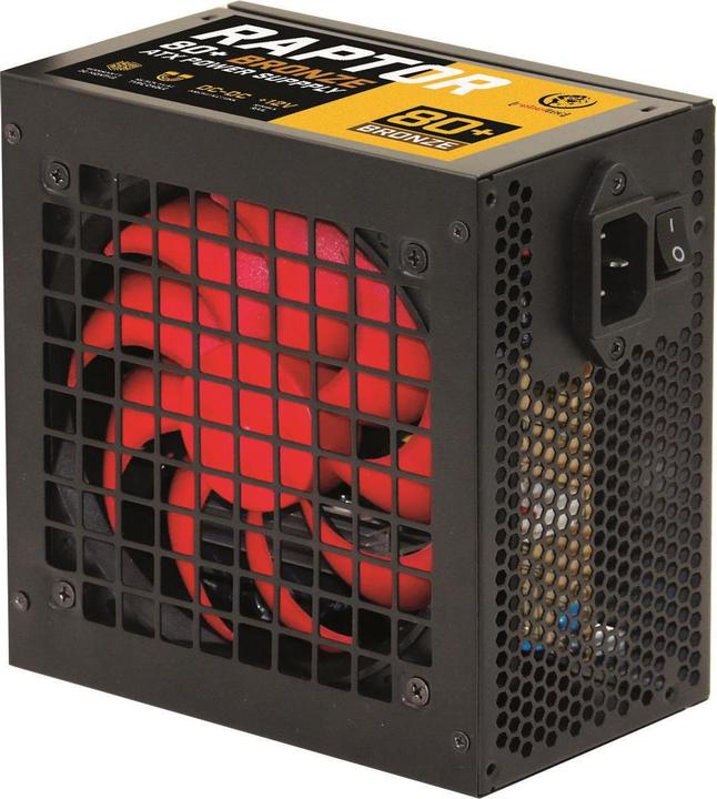Actual product image Rebeltec ATX power supply RAPTOR 600W BRONZE 80+ Single Rail DC-DC (600 W)