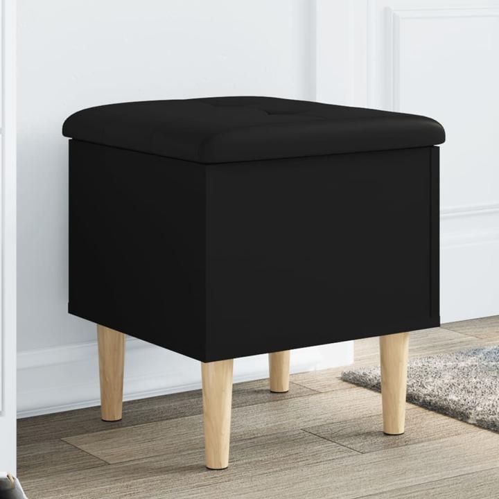 Immagine prodotto VidaXL Panca con vano portaoggetti nera 42x42x46 cm (42 cm)