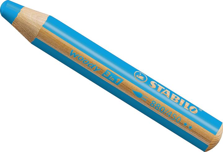 Immagine prodotto STABILO matita colorata woody 3 in 1 (Blu ciano, 1 x)