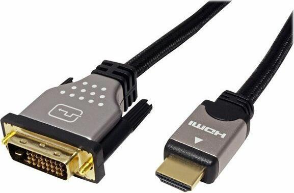 Roline Adapterkabel - Dual Link - DVI-D männlich (1.50 m, HDMI)