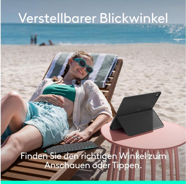 Immagine prodotto Logitech Flip Folio (CH, iPad Pro 13 2024 (M4), iPad Air 13 2024 (M2), iPad Air 13 2025)