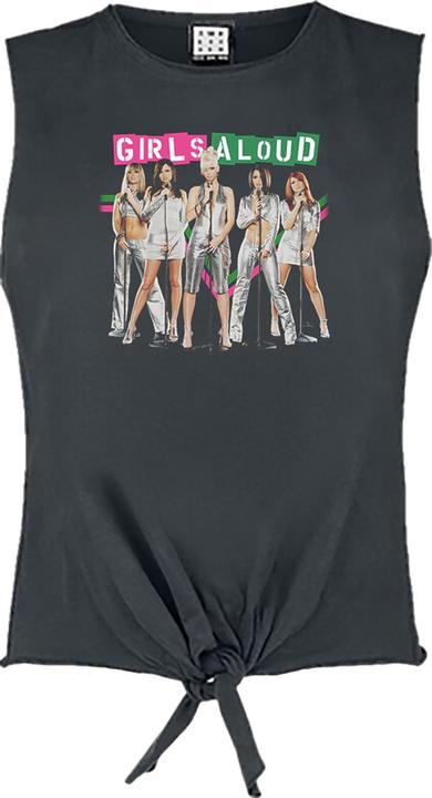 Actual product image Amplified Womens/Ladies Split Colour Girls Aloud Sleeveless Tank Top (XL)