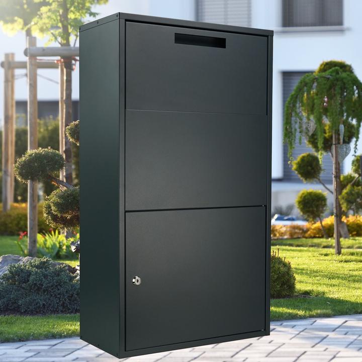 Image du produit Mocavi Boîte à paquets PBox 56 anthracite Introduction de sécurité Ral 7016