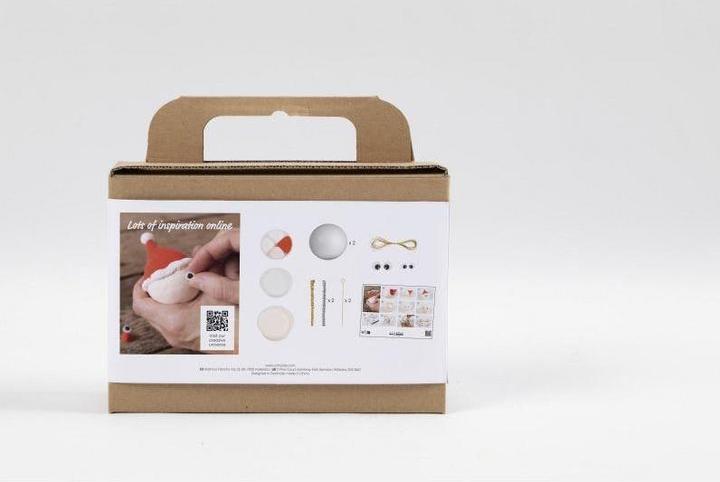 Produktbild Creativ Company Bastelset Weihnachtskugeln Santa und Engel