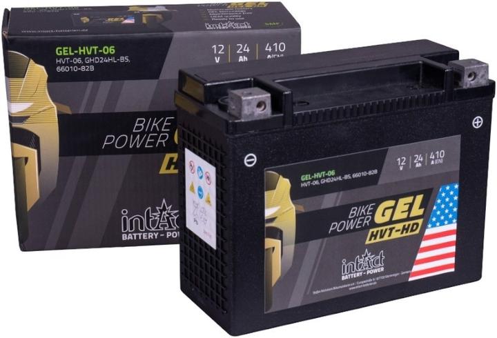 Image du produit Intact GEL-HVT-06 Bike-Power Gel HVT-HD 24Ah Batterie moto GHD24HL-BS (12 V, 24 Ah, 410 A)