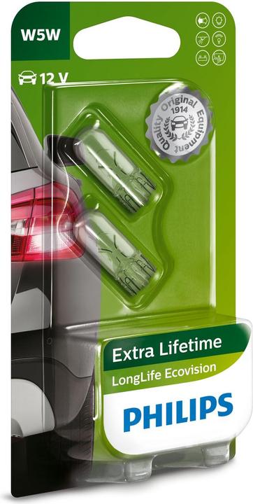 Produktbild Philips LongLife EcoVision (W5W)
