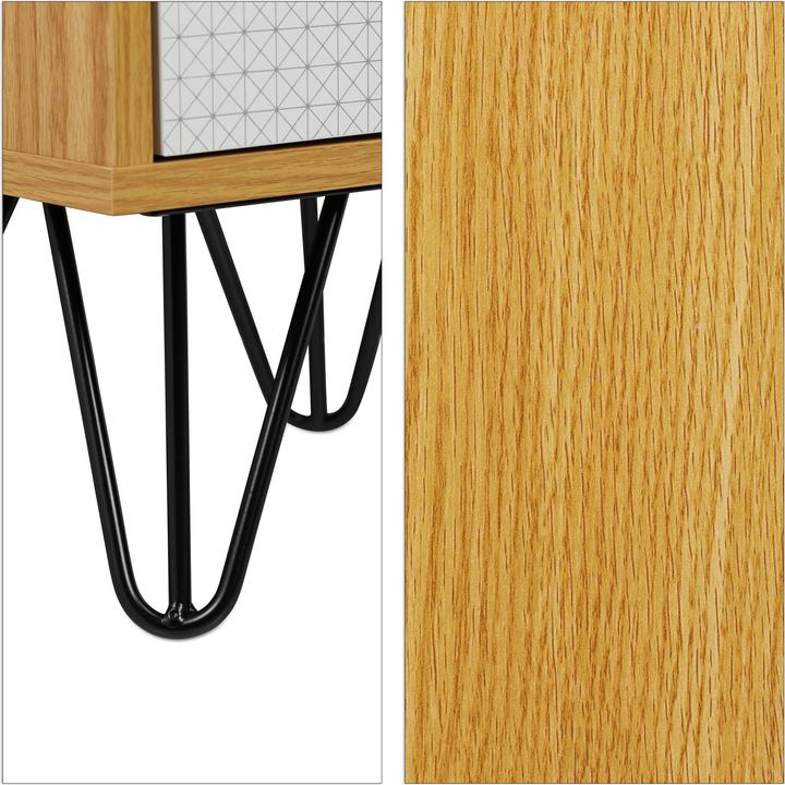 Produktbild Relaxdays Beistellschrank (30 x 25 x 90 cm)