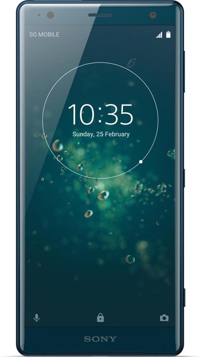 Actual product image Sony Xperia XZ2 EU (64 GB, Deep green, 5.70", Hybrid Dual SIM, 19 Mpx, 4G)