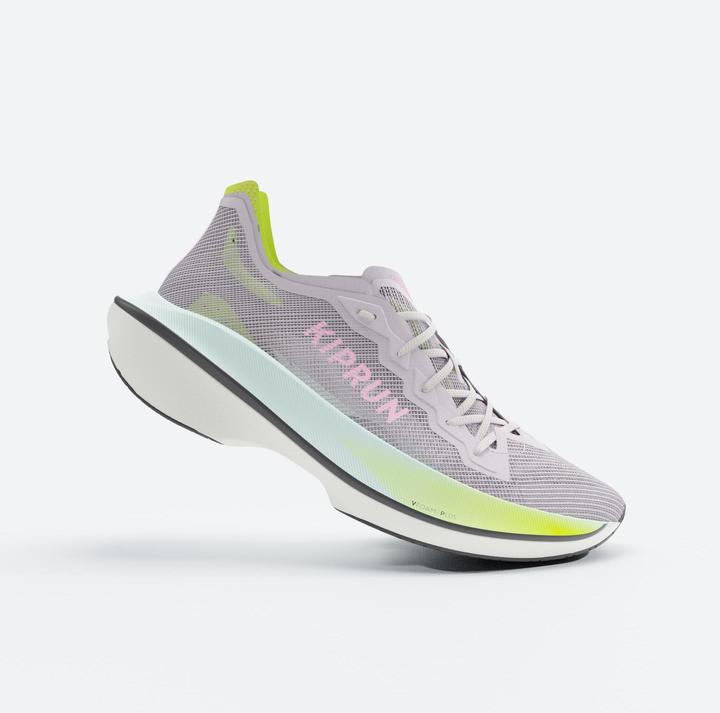 Actual product image Kiprun Laufschuhe Damen mit Carbonplatte - KD900X LD2 lila/gelb (42)