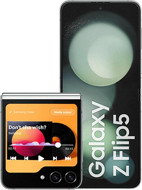 Actual product image Samsung Galaxy Z Flip 5 (512 GB, Mint, 6.70", SIM + eSIM, 12 Mpx, 5G)