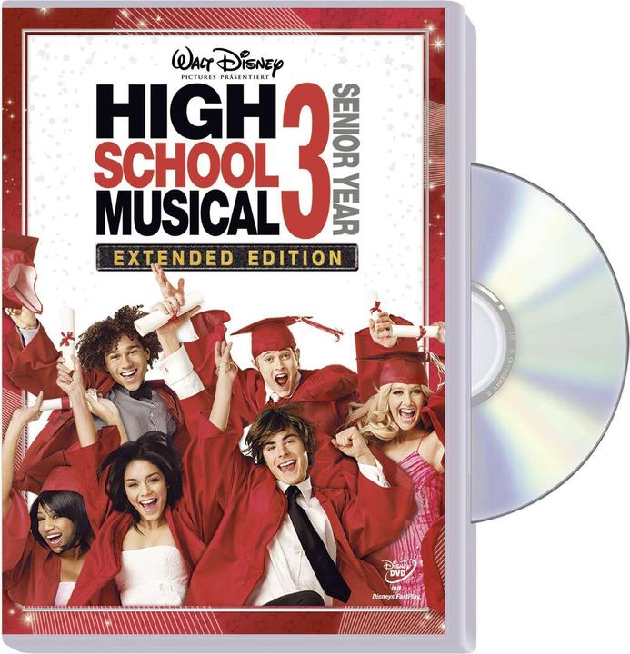 Image du produit High School Musical 3 (DVD, 2008, Anglais, Italien, Allemand)
