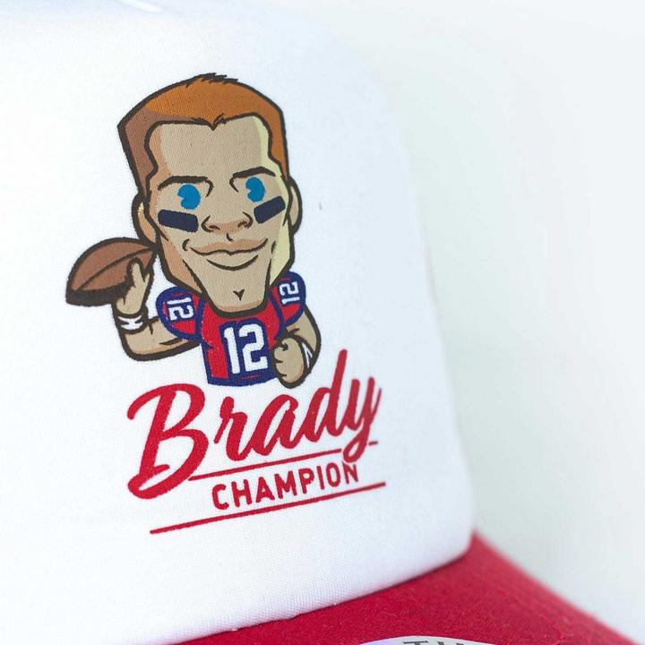 Produktbild Tokyo Time Erwachsene Tom Brady NFLPA Mesh Back Baseball Cap (One Size)