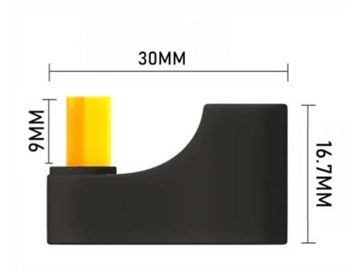 Actual product image PowerGuard HDMI to HDMI 1.4 180-degree angle U-shape down adapter (HDMI)