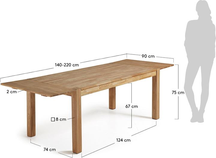 Actual product image Kave Home Indira (90 x 140 x 75 cm)