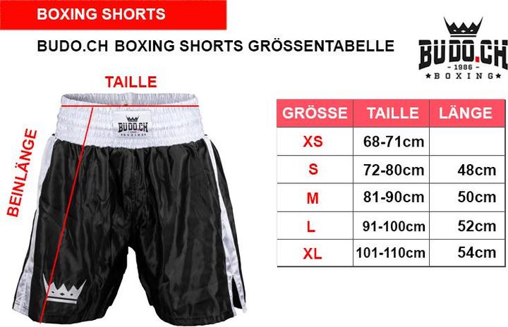 Produktbild Budo.ch Boxing Shorts "King" (S)