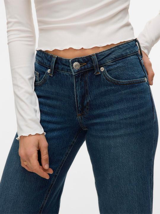 Actual product image Vero Moda VMVANESSA Niedrige Taille Weiter Beinschnitt Jeans Weit geschnitten (W27/L34)