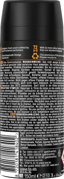 Image du produit AXE Bodysp Black Vanilla (Spray, 150 ml)