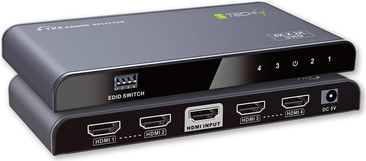 Produktbild Techly HDMI Splitter 4K UHD 3D Wege EDID