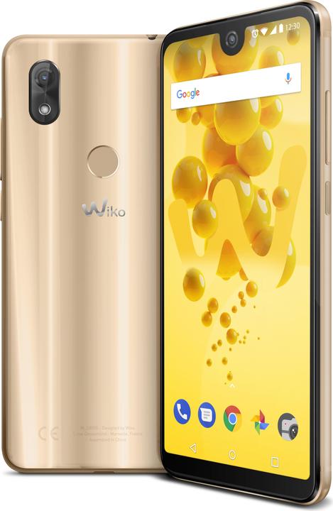 Wiko View 2 (32 GB, Gold, Hybrid Dual SIM, 13 Mpx)