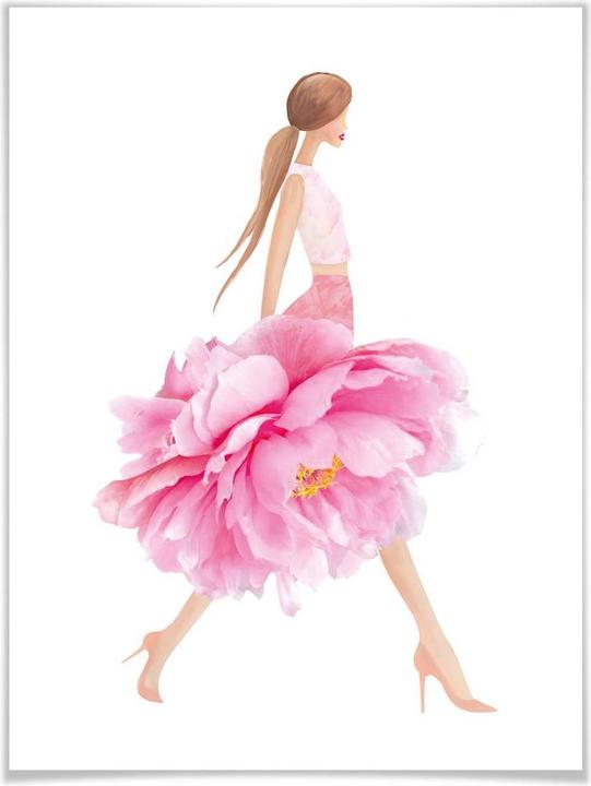 Produktbild Trenddeko Fashion Girl (24 x 30 cm)