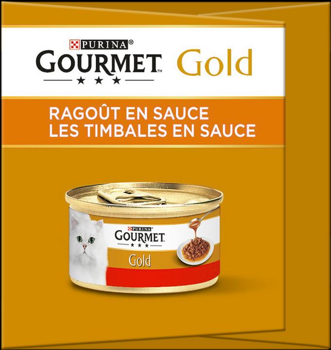 Immagine prodotto Gourmet Delizia in salsa d'oro (Adulto, 4 pz., 340 g)