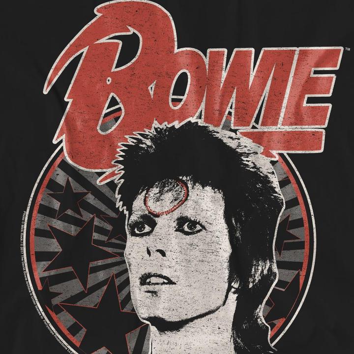 Actual product image David Bowie Unisex Adult Space Oddity T-Shirt (S)