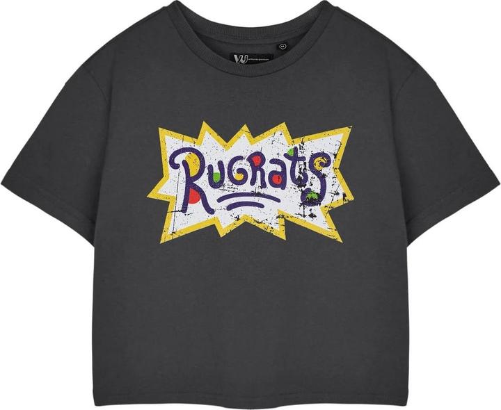 Immagine prodotto Rugrats Maglietta Corta Logo Retrò Maniche Corte Donna (M)