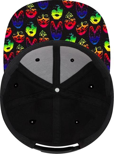 Image du produit KISS Casquette unisexe adulte Neon Faces Snapback Cap (Taille unique)