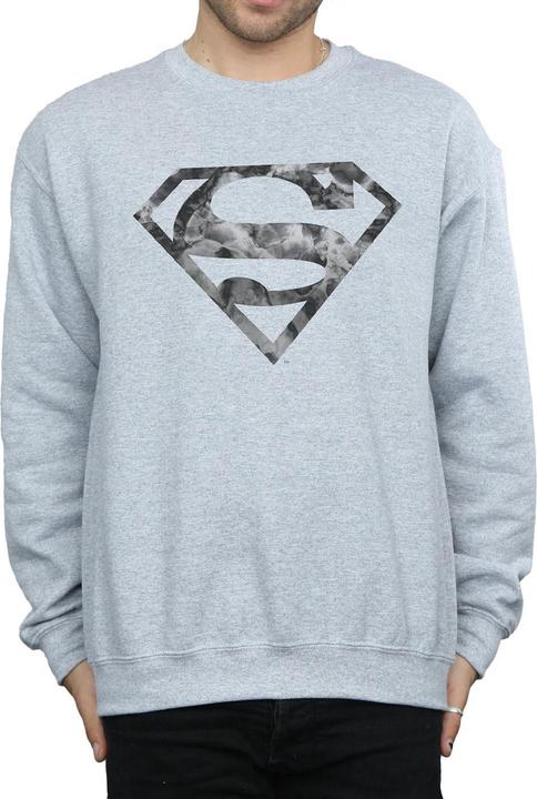 Immagine prodotto Superman Felpa uomo con logo effetto marmo (XXL)
