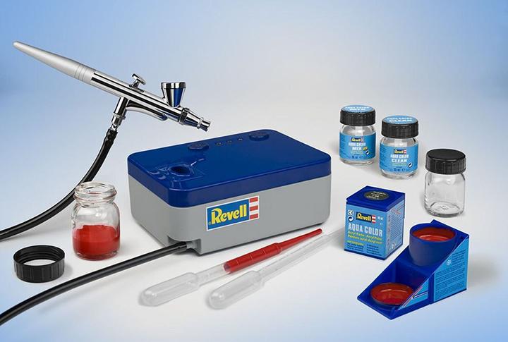 Produktbild Revell Airbrush Basic Set mit Kompressor