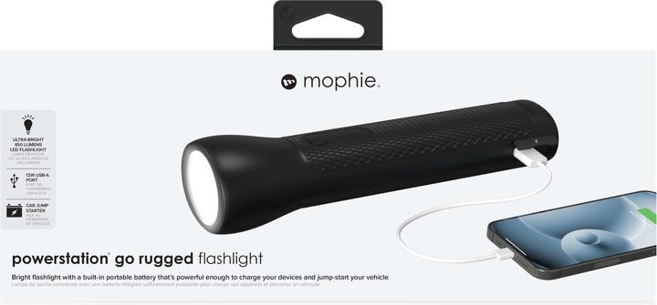 Actual product image mophie GO RUGGED - Powerstation Jumpstart Flashlight (9900 mAh)