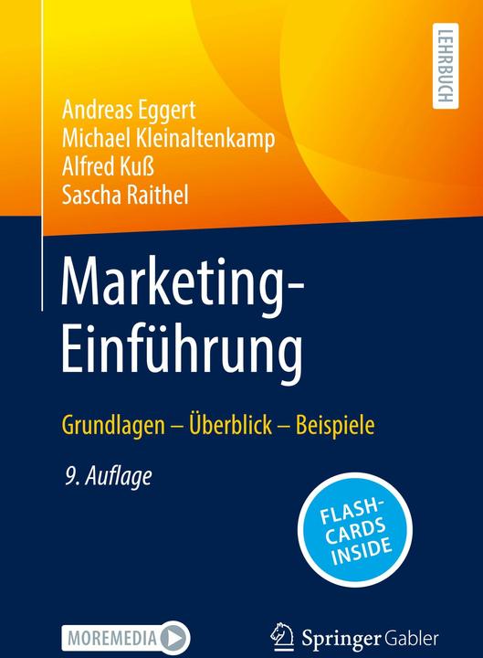 Actual product image Marketing-Einführung (German, Sascha Raithel, Michael Kleinaltenkamp, Andreas Eggert, Alfred Kiss, 2024)