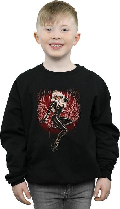 Produktbild Black Cat Spider Web Sweatshirt Jungen (116)