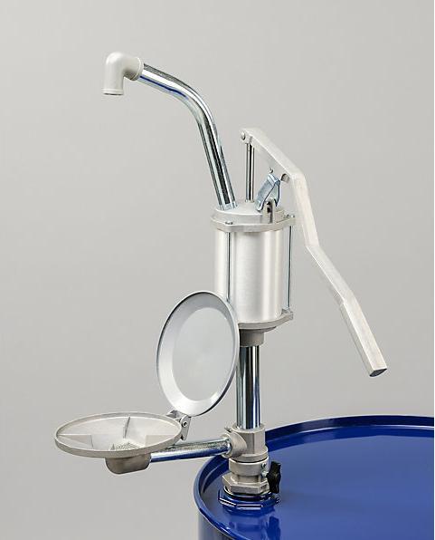 Actual product image eurokraft basic Aluminium canister/drum hand pump, for oils, diesel, heating oil etc., with