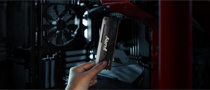 Actual product image Kingston Fury Beast (2 x 8GB, 3600 MHz, DDR4-RAM, DIMM)