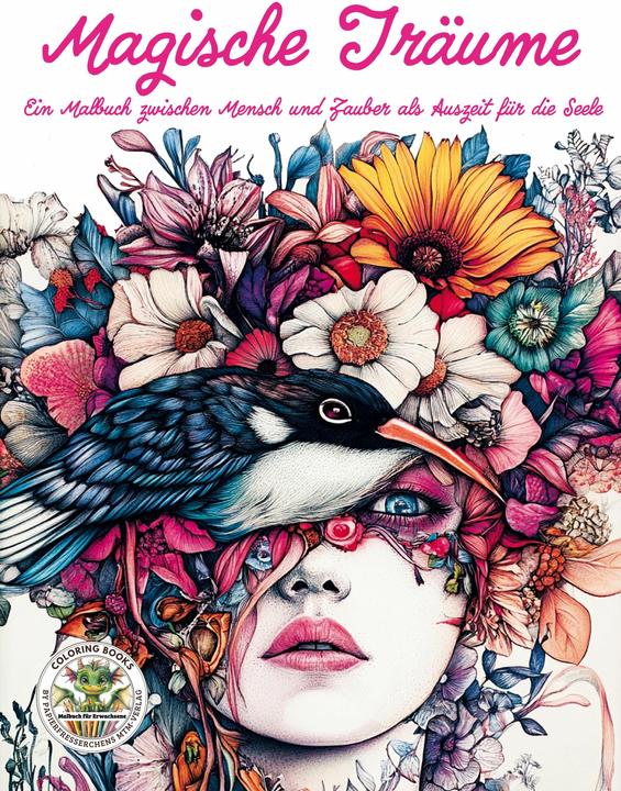Immagine prodotto Sogni magici - Un libro da colorare tra l'uomo e la magia come pausa per l'anima