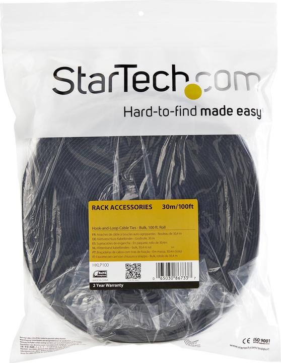 Actual product image StarTech HOOK-AND-LOOP FASTENER 7.6M (Velcro cable ties, 7600 mm, 1 pcs.)