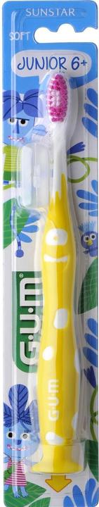GUM Junior Zahnbürste 6-9 Jahre gelb (Weich, 1 x)