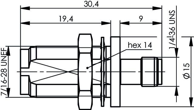 Produktbild Telegärtner Koax-Adapter TNC-Buchse